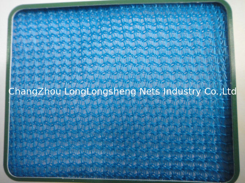 Blue / Black Scaffolding Safety Netting  Construction safety nets