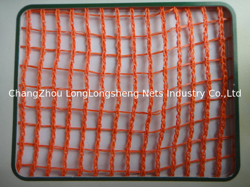 HDPE Agricultural Crop Plant Protection Netting , Red Uv Treated Anti Wind Net